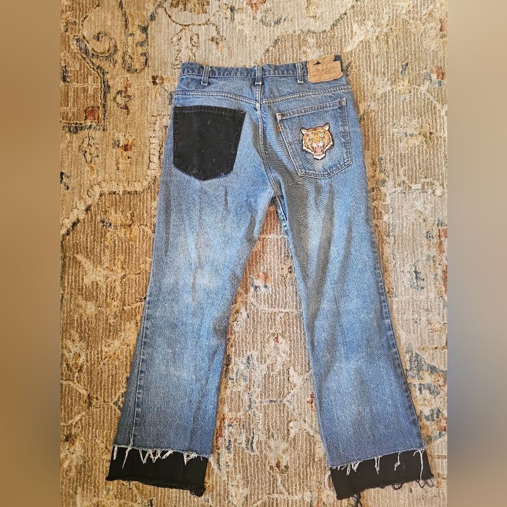 Vintage one of aโkind custom Levi's. Sz 33" waist with 29" inseam